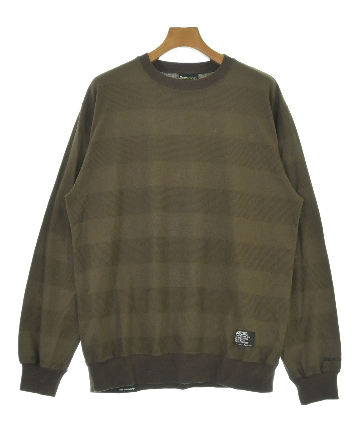 BACK CHANNEL（バック チャンネル）Tシャツ・カットソー 茶 サイズ:XL
