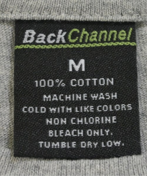 BACK CHANNEL（バック　チャンネル）Tシャツ・カットソー グレー サイズ:M メンズ/2200699896450