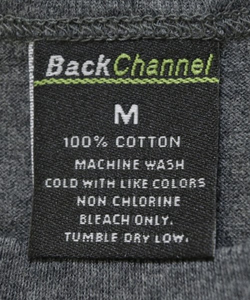 BACK CHANNEL（バック　チャンネル）Tシャツ・カットソー グレー サイズ:M メンズ/2200699896467