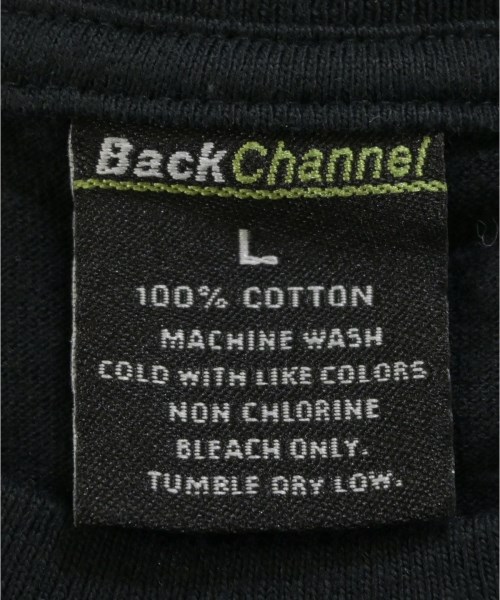 BACK CHANNEL（バック　チャンネル）Tシャツ・カットソー 黒 サイズ:L メンズ/2200699896474