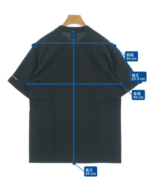 BACK CHANNEL（バック　チャンネル）Tシャツ・カットソー 黒 サイズ:M メンズ/2200699896498