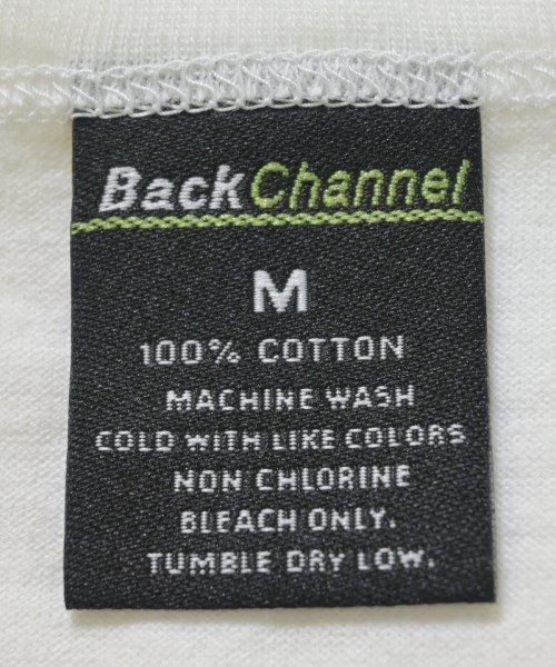 BACK CHANNEL（バック　チャンネル）Tシャツ・カットソー 白 サイズ:M メンズ/2200699896504