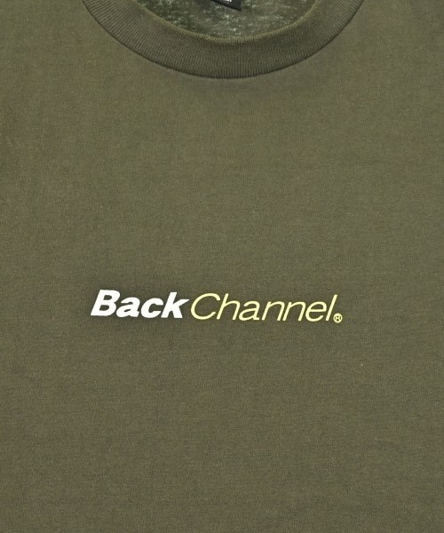 BACK CHANNEL（バック　チャンネル）Tシャツ・カットソー カーキ サイズ:L メンズ/2200702690020