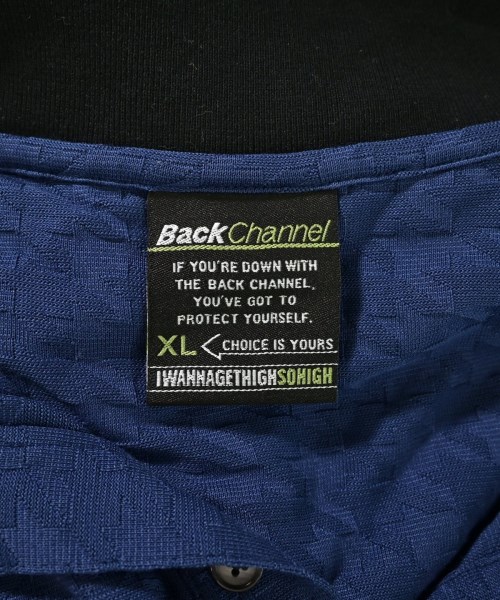 BACK CHANNEL（バック　チャンネル）ポロシャツ 紺 サイズ:XL メンズ/2200702690037