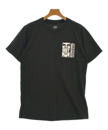 【中古】Tシャツくん OBEY（オベイ）Tシャツ・カットソー 黒 サイズ:M メンズ