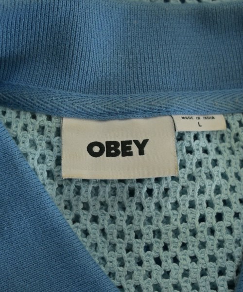 OBEY（オベイ）ポロシャツ 青 サイズ:L メンズ/2200614155174