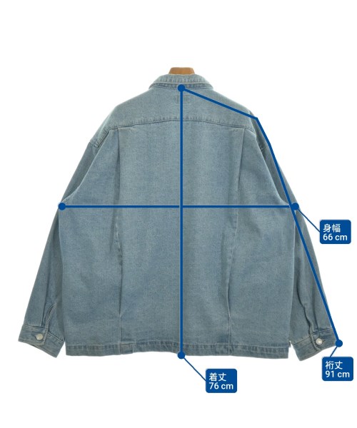 OBEY（オベイ）カバーオール 青 サイズ:XL メンズ/2200619790011