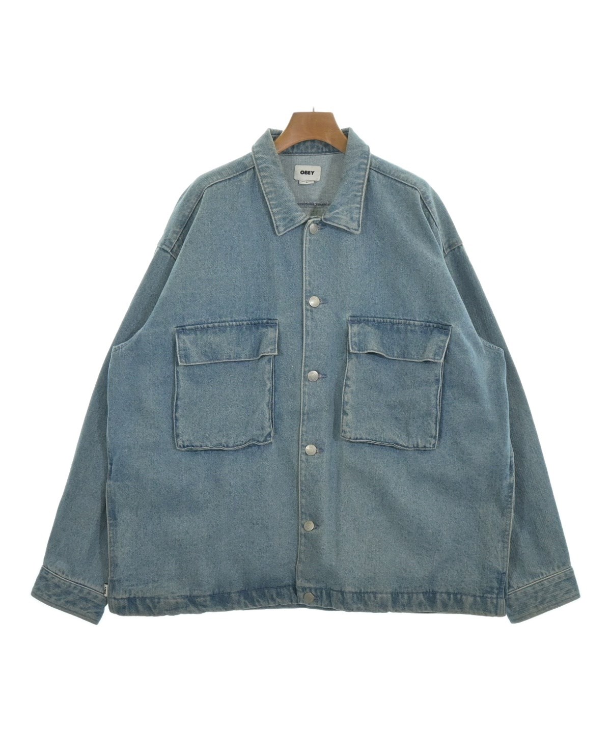 Late checkout カバーオール OBEY（オベイ）カバーオール 青 サイズ:XL メンズ/2200619790011