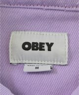 OBEY（オベイ）カジュアルシャツ 紫 サイズ:M メンズ/2200670040025