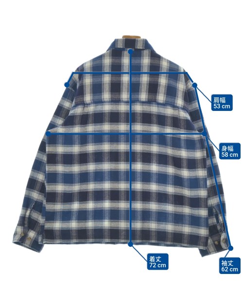 OBEY（オベイ）カジュアルシャツ 青 サイズ:L メンズ/2200677159034