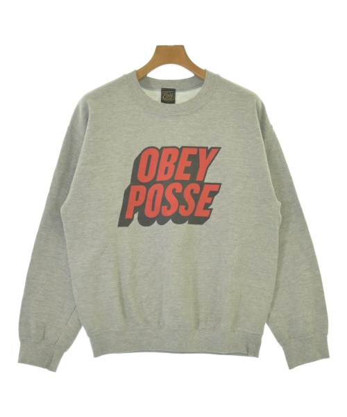OBEY(オベイ)スウェット グレー サイズ:M/2200696201073