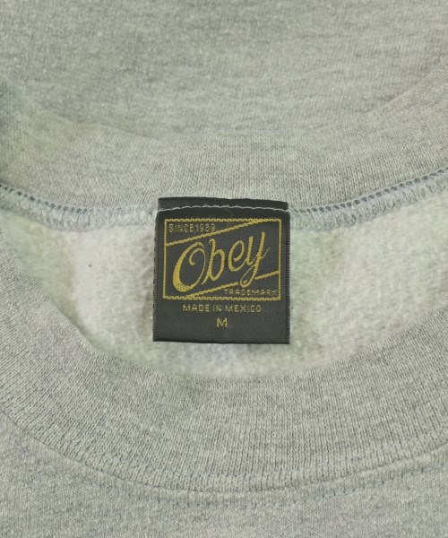 OBEY（オベイ）スウェット グレー サイズ:M メンズ/2200696201073