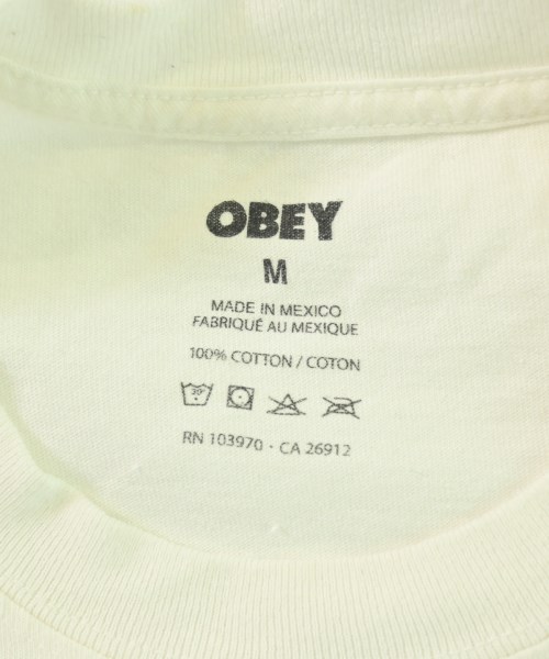 OBEY（オベイ）Tシャツ・カットソー 白 サイズ:M メンズ/2200713160116