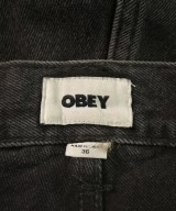 OBEY（オベイ）デニムパンツ 黒 サイズ:36(XXL位) メンズ/2200645524901