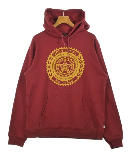 OBEY(オベイ)パーカー 赤 サイズ:XL/2200648087038