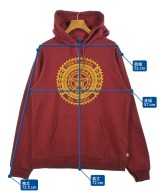 OBEY（オベイ）パーカー 赤 サイズ:XL メンズ/2200648087038