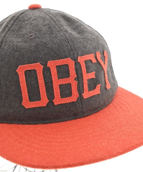 OBEY（オベイ）キャップ 茶 サイズ:ONE メンズ/2200701619596