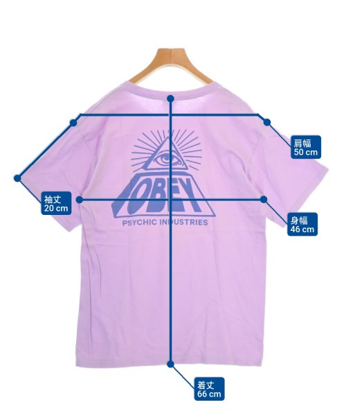 OBEY（オベイ）Tシャツ・カットソー 紫 サイズ:M メンズ/2200684246093