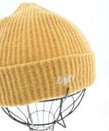 OBEY（オベイ）ニットキャップ・ビーニー 黄 サイズ:ONE メンズ/2200685766026