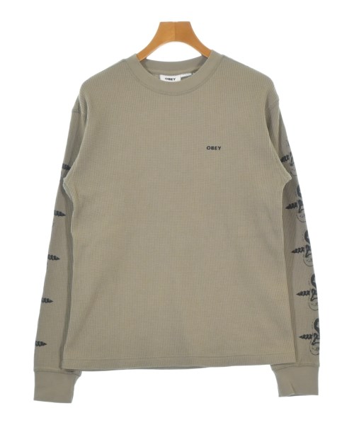 OBEY(オベイ)Tシャツ・カットソー カーキ サイズ:S/2200685766095
