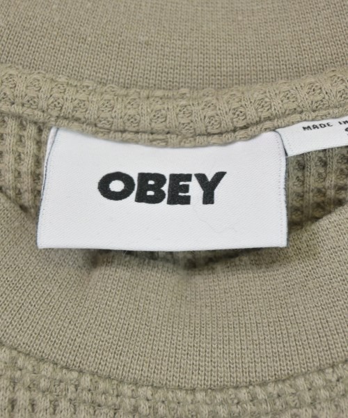 OBEY（オベイ）Tシャツ・カットソー カーキ サイズ:S メンズ/2200685766095
