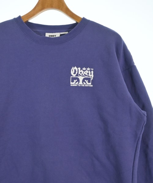 OBEY（オベイ）スウェット 紫 サイズ:S メンズ/2200685181065