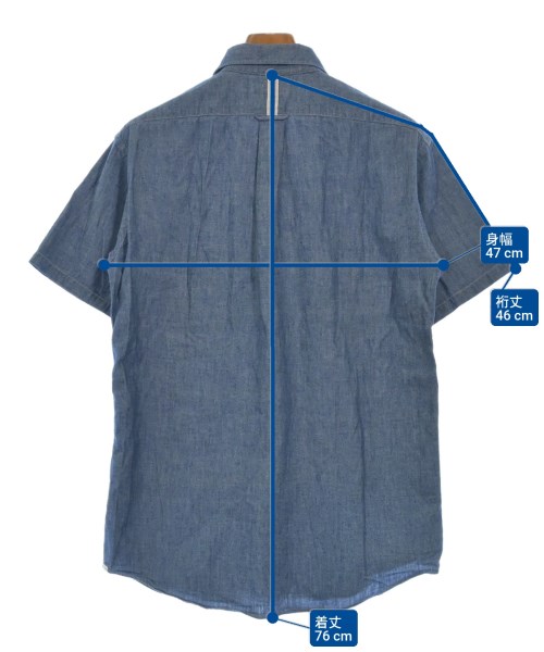 Deluxe（デラックス）カジュアルシャツ 青 サイズ:M メンズ/2200556568124