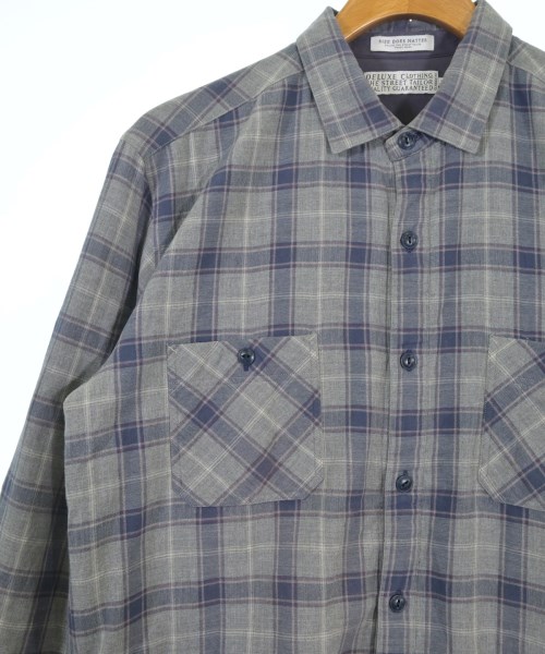 Deluxe（デラックス）カジュアルシャツ グレー サイズ:XL メンズ/2200620963077