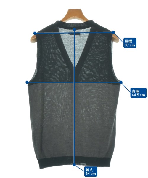 Deluxe（デラックス）ベスト 黒 サイズ:L メンズ/2200620963176