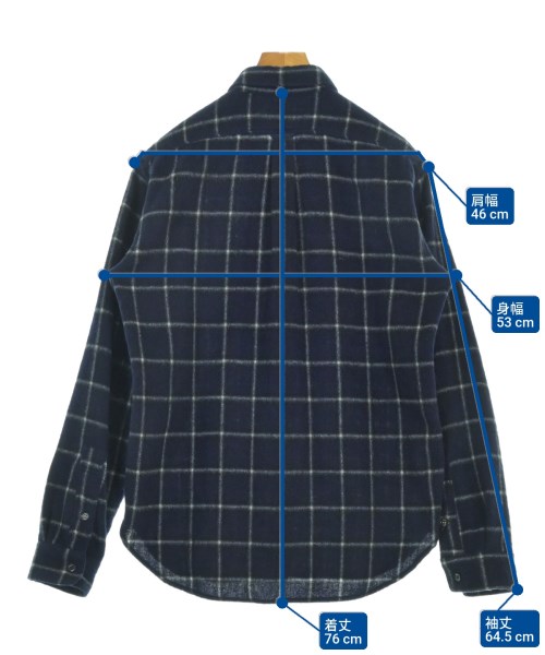 Deluxe（デラックス）カジュアルシャツ 紺 サイズ:L メンズ/2200620963183