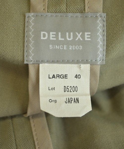 Deluxe（デラックス）カジュアルジャケット カーキ サイズ:L メンズ/2200620963237