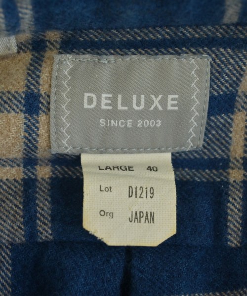 Deluxe（デラックス）カジュアルシャツ 青 サイズ:L メンズ/2200620963428
