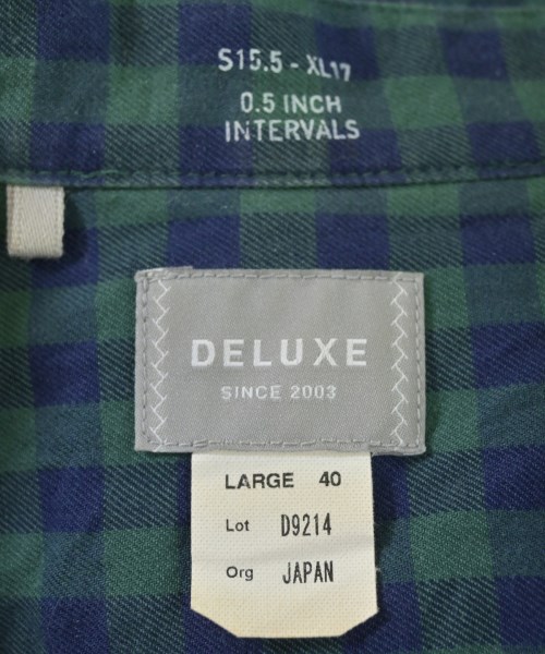Deluxe（デラックス）カジュアルシャツ 緑 サイズ:L メンズ/2200620963435