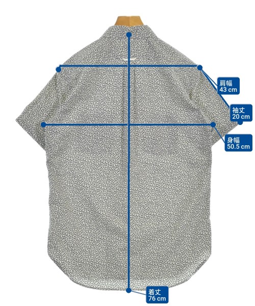 Deluxe（デラックス）カジュアルシャツ 白 サイズ:L メンズ/2200620963442