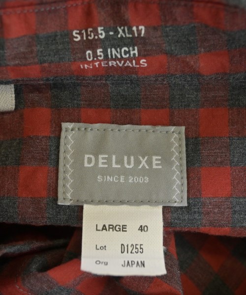 Deluxe（デラックス）カジュアルシャツ 赤 サイズ:L メンズ/2200620963459