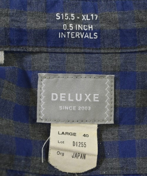 Deluxe（デラックス）カジュアルシャツ グレー サイズ:L メンズ/2200620963480