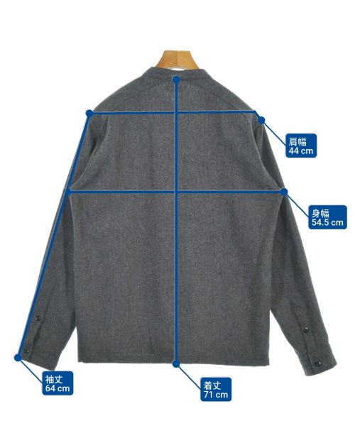 Deluxe（デラックス）カジュアルシャツ グレー サイズ:XL メンズ/2200620963503