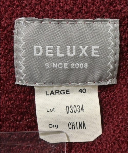 Deluxe（デラックス）カーディガン 赤 サイズ:40(L位) メンズ/2200620963565