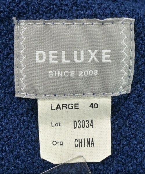 Deluxe（デラックス）カーディガン 紺 サイズ:40(L位) メンズ/2200620963626