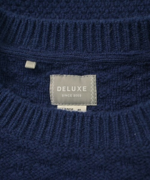 Deluxe（デラックス）ニット・セーター 紺 サイズ:L メンズ/2200635260017