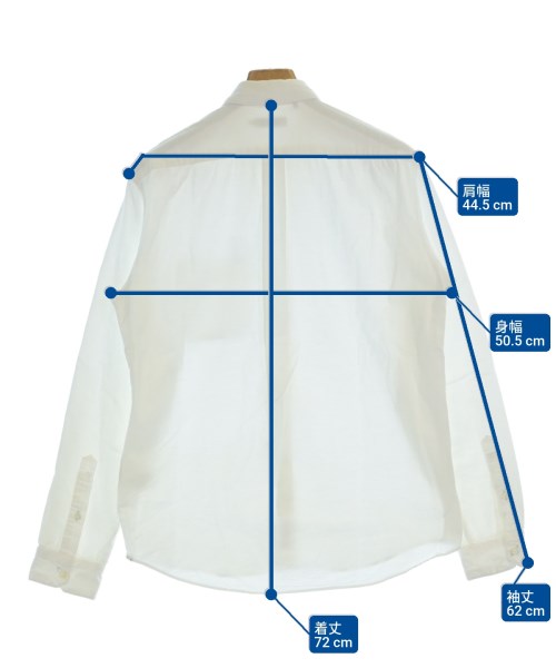 Deluxe（デラックス）カジュアルシャツ 白 サイズ:L メンズ/2200625763276