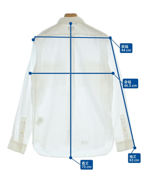 Deluxe（デラックス）カジュアルシャツ 白 サイズ:L メンズ/2200625763283