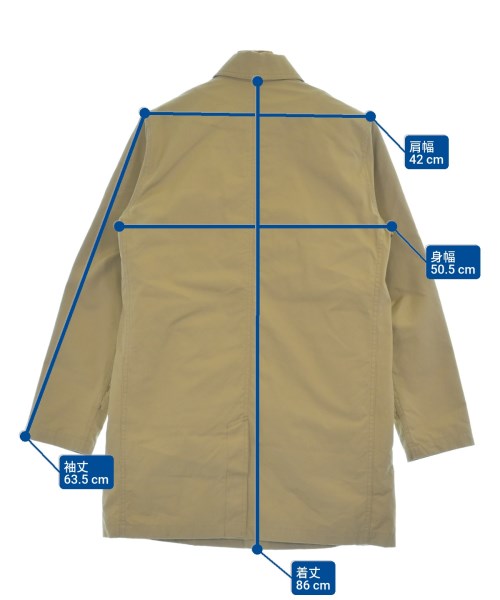 Deluxe（デラックス）ステンカラーコート ベージュ サイズ:M メンズ/2200625763344