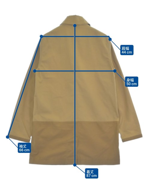 Deluxe（デラックス）ステンカラーコート ベージュ サイズ:M メンズ/2200625763351