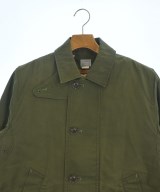 Deluxe（デラックス）ステンカラーコート カーキ サイズ:M メンズ/2200625763382