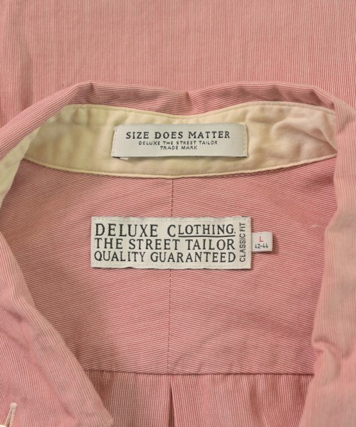 Deluxe（デラックス）カジュアルシャツ 赤 サイズ:L メンズ/2200625763474