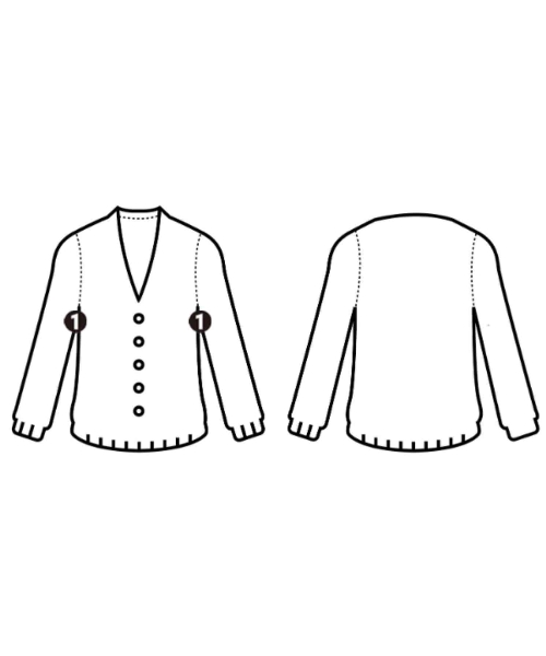 Deluxe（デラックス）カーディガン 黄 サイズ:L メンズ/2200625763832