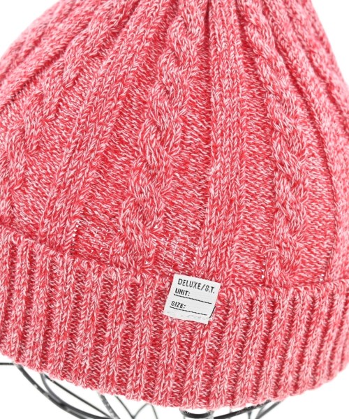 Deluxe（デラックス）ニットキャップ・ビーニー 赤 サイズ:F メンズ/2200639707181