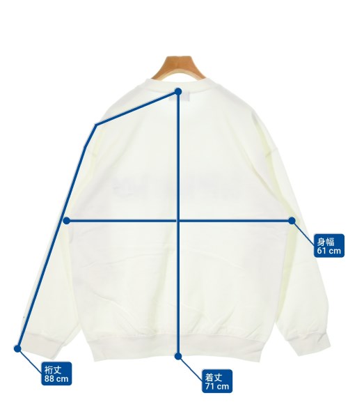 Deluxe（デラックス）スウェット 白 サイズ:L メンズ/2200631858188