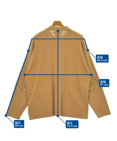 Deluxe（デラックス）カーディガン ベージュ サイズ:M メンズ/2200541627539